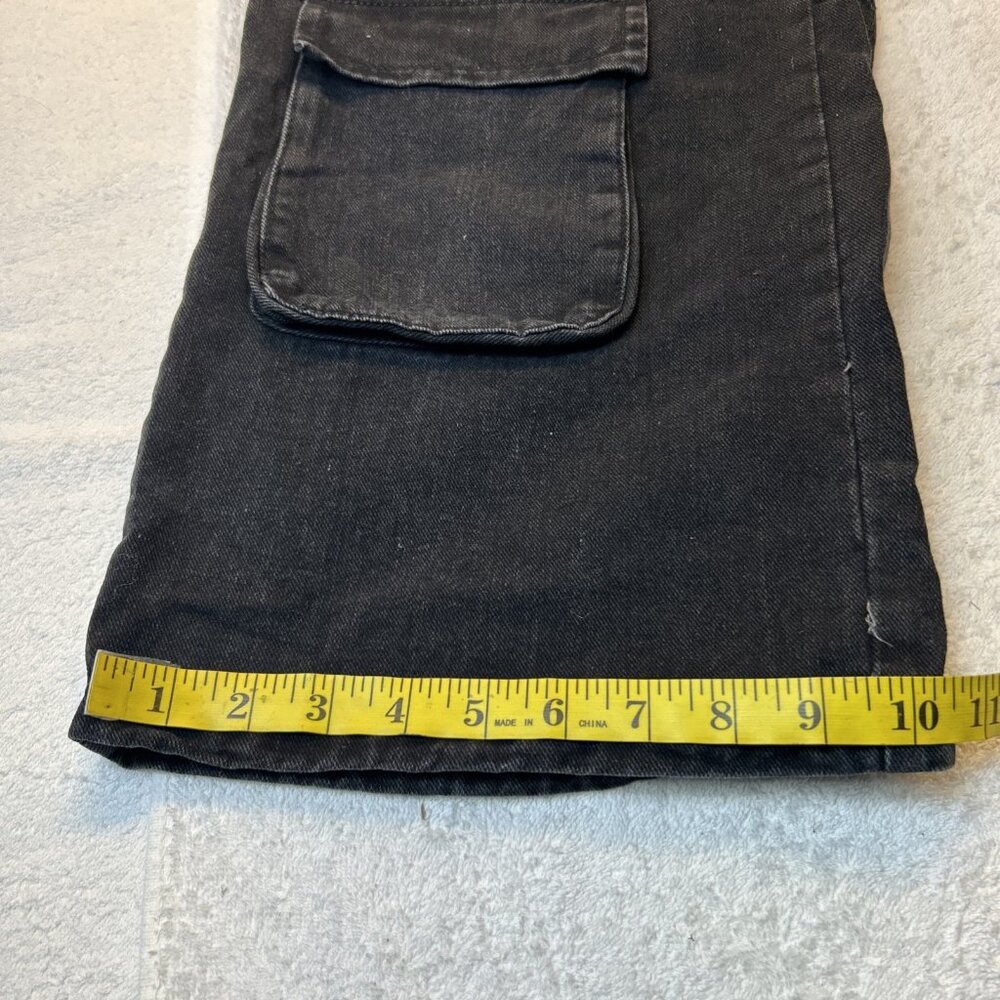 Men Vintage Hip-hop Skateboard Jeans Loose Straight Pockets Denim Pants - Picture 7 of 10